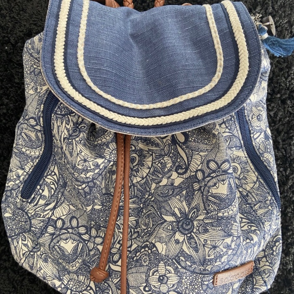 Blue Sakroots backpack
